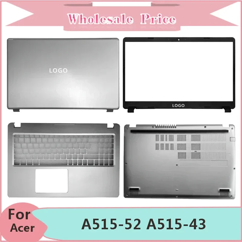 

New For Notebook Aspire 5 A515-52 A515-43 A515-52G N19C3 Laptop LCD Back Cover Front Bezel Upper Palmrest Bottom Case Keyboard