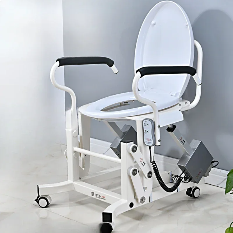 

Electric lifting toilet chair for the elderly to get up assistive for pregnant women toilet household smart booster