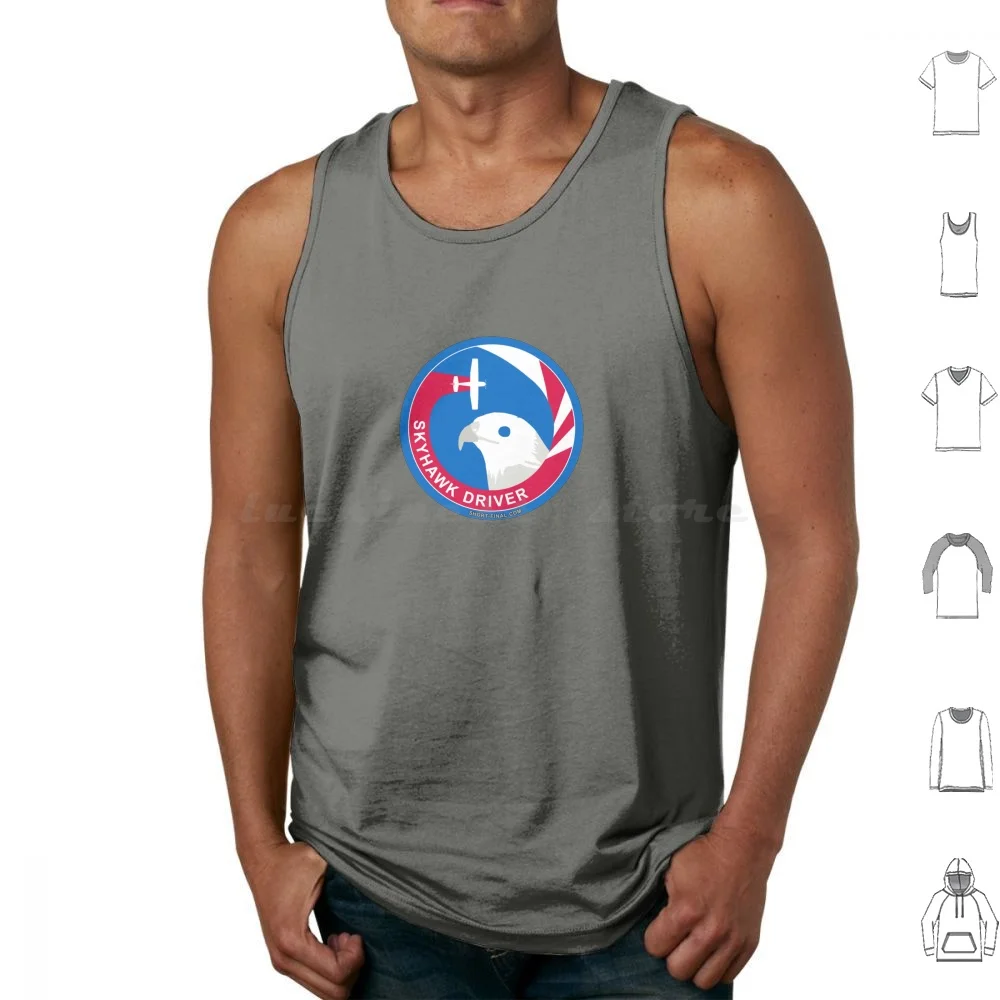 Skyhawk Driver Tank Tops Vest Sleeveless Skyhawk Cessna Cessna 172 General Aviation Pilot Flying Aviation Humor Cessna Skyhawk