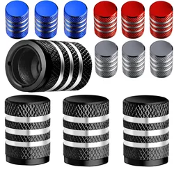 Tire Valve Stem Cap Cover Tire Caps Metal with Plastic Liner Corrosion Resistant Leak-Proof for Car Truck Motorcycle SUV Bike