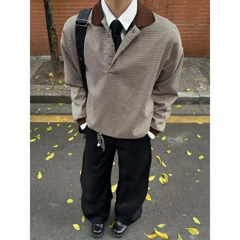 

Fall Winter V-Ne Knitted Sweater Cardigan Men's Color Casual Sle Outerwear Soft Polyester Long Sve Zipper Closure