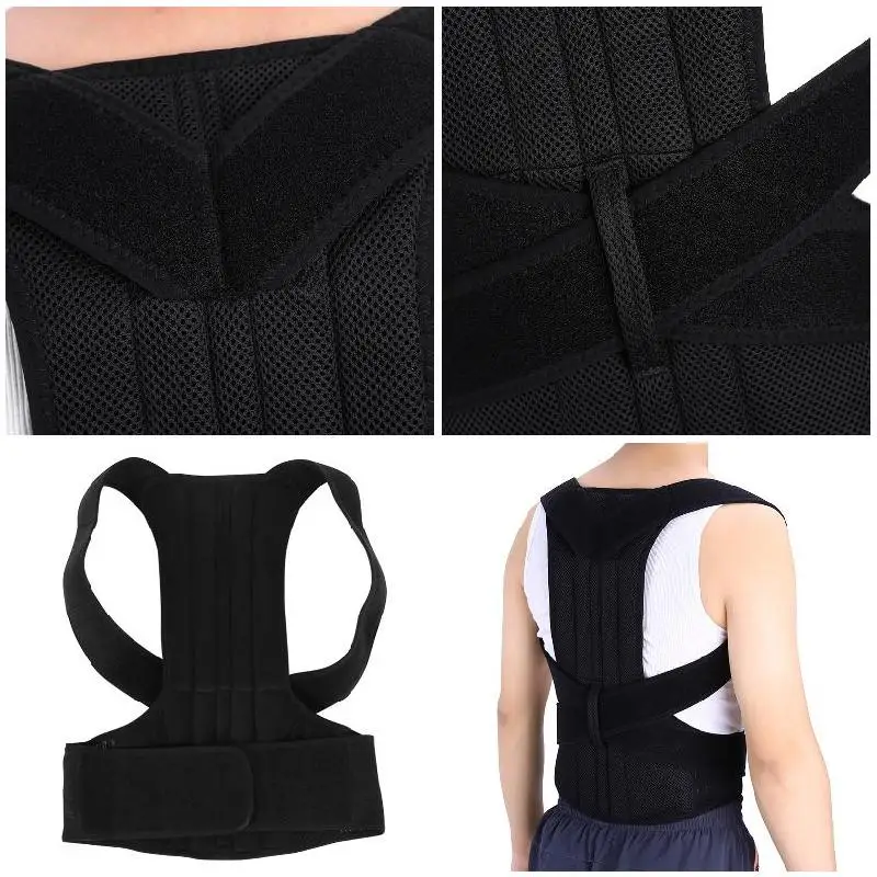 Back Posture Corrector For Men Women Adjustable Back Shoulder Support Back Correction Trainer Correction Brace Belt Band S-XXL