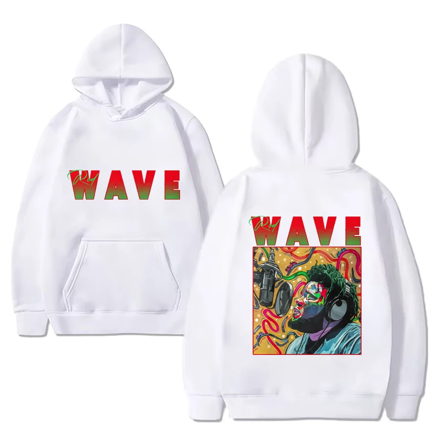 Hip Hop Rod Wave aesthetics Graphic Hoodie Autumn Winter Men Women Fashion Y2k streetwear Unisex Fleece Long sleeve Sweatshirt