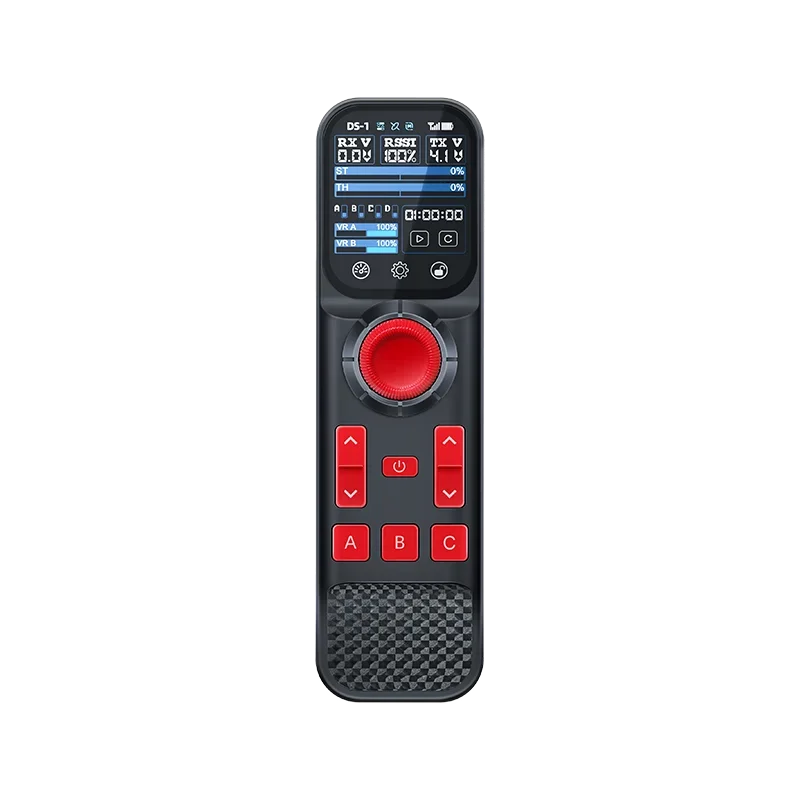 HOTRC DS-800 DS800 8CH 2.4G Transmitter Touchable Color Screen Radio System Remote Control F-08A Receiver for RC Boat Ship Car