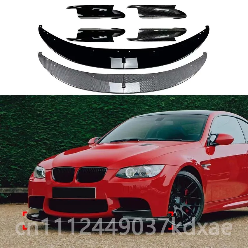 Für 2006-2013 BMW 3er M3 E90 E91 E92 E93 Auto-Zubehör Modifikation Exterieur Frontstoßstange Spoiler Lippe Splitter Diffusor