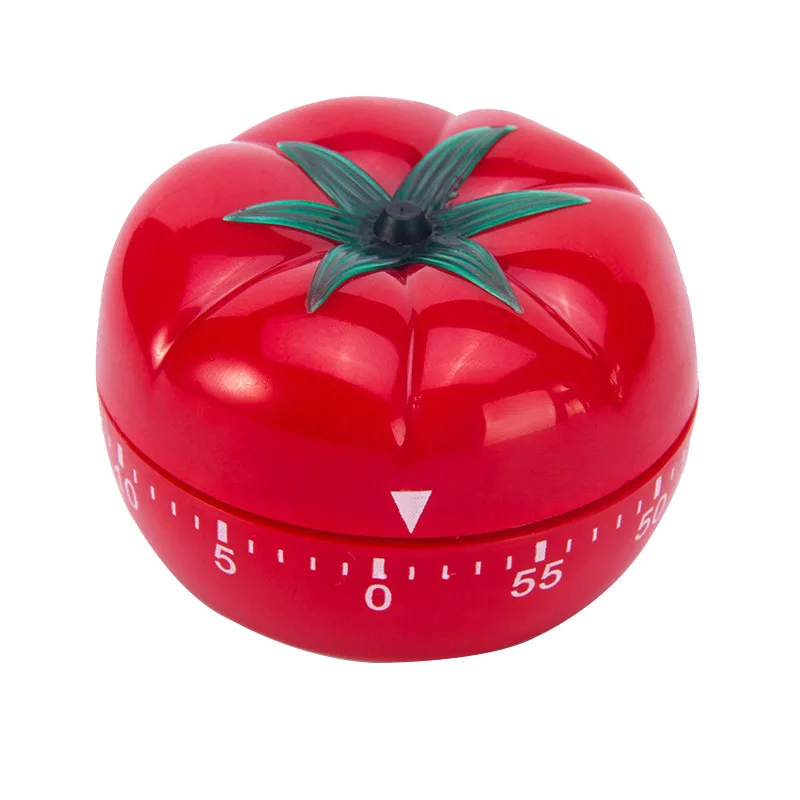 Mechanic Tool Home Baking Timer Alarm Clock Kitchen Cooking Supply Plastic Tomato Shaped Mechanical Adorable Management