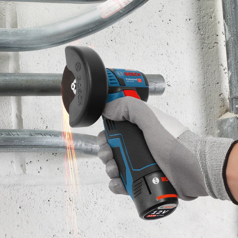 Bosch Professional GWS12V-76 Cordless Angle Grinder 12V Brushless Electric Angle Grinders Metal Wood Plastic Pipe Tile Cutting