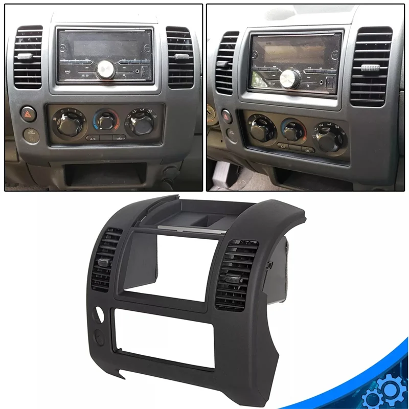 สําหรับ Nissan Frontier 2005-2020 68259-ZP16C Center Dash เครื่องปรับอากาศกรอบคอนโซลแผง Cluster ฝาปิด BEZEL