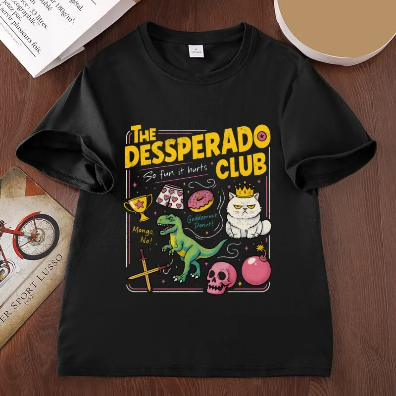 The Desperado Club Dungeon Crawler Carl Achievement T Shirt Sci-Fi Book Lover T-Shirt Bookish Graphic T Shirts Men Women Tshirts