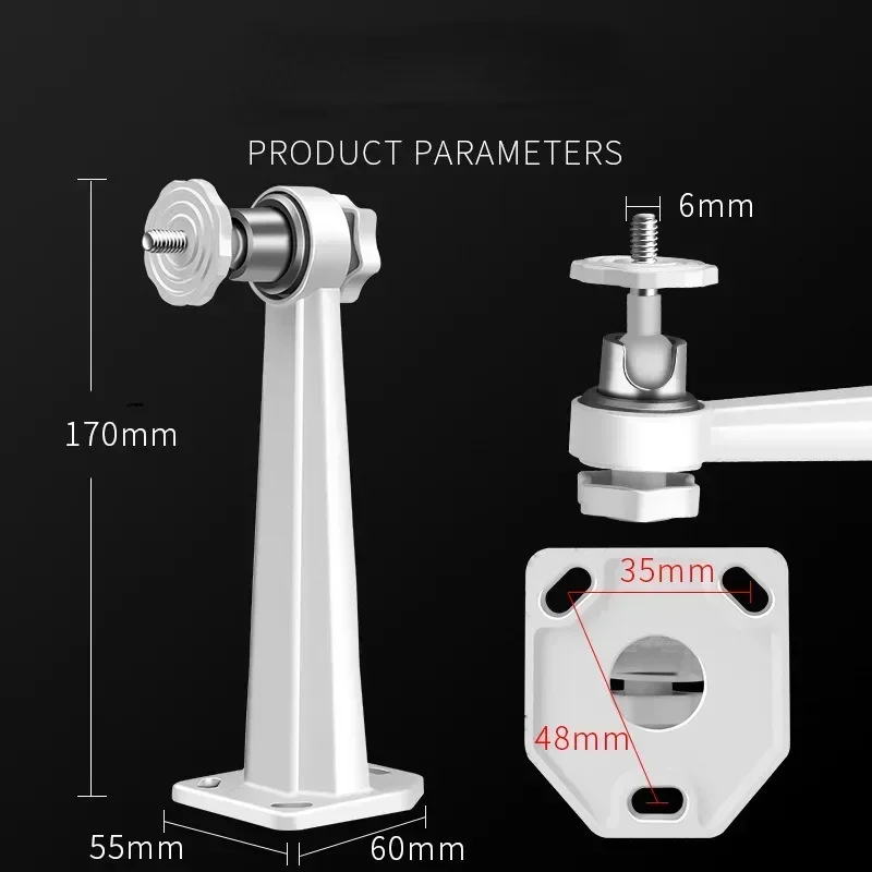 Cargando 5KG Mini soporte para proyector montaje en techo de pared TD91 TD90 TD60 P62 soporte de pared para proyector CCTV montaje de suspensión