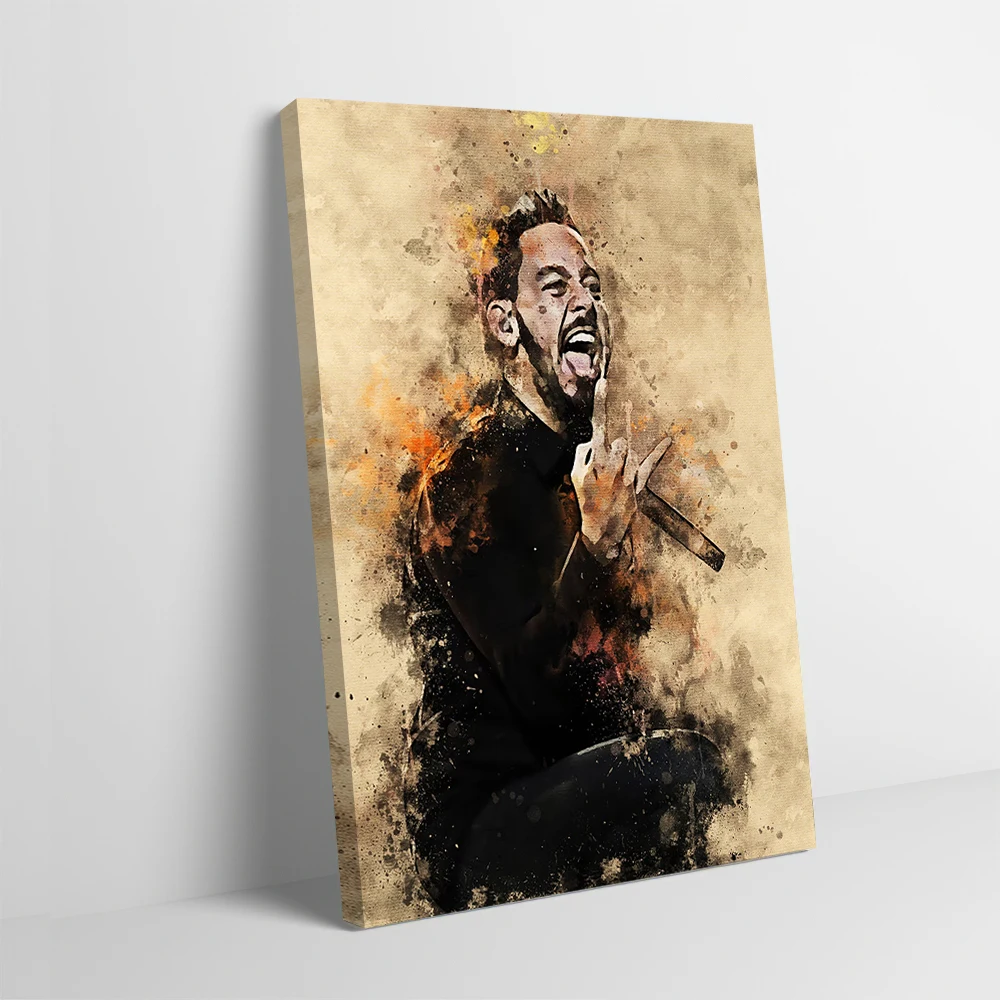 Pôster Personalizável de Mike Shinoda, Pintura em Tela Impressa, Arte de Parede, Presente para Sala de Estar Moderna, Itens de Decoração para Casa, Mural