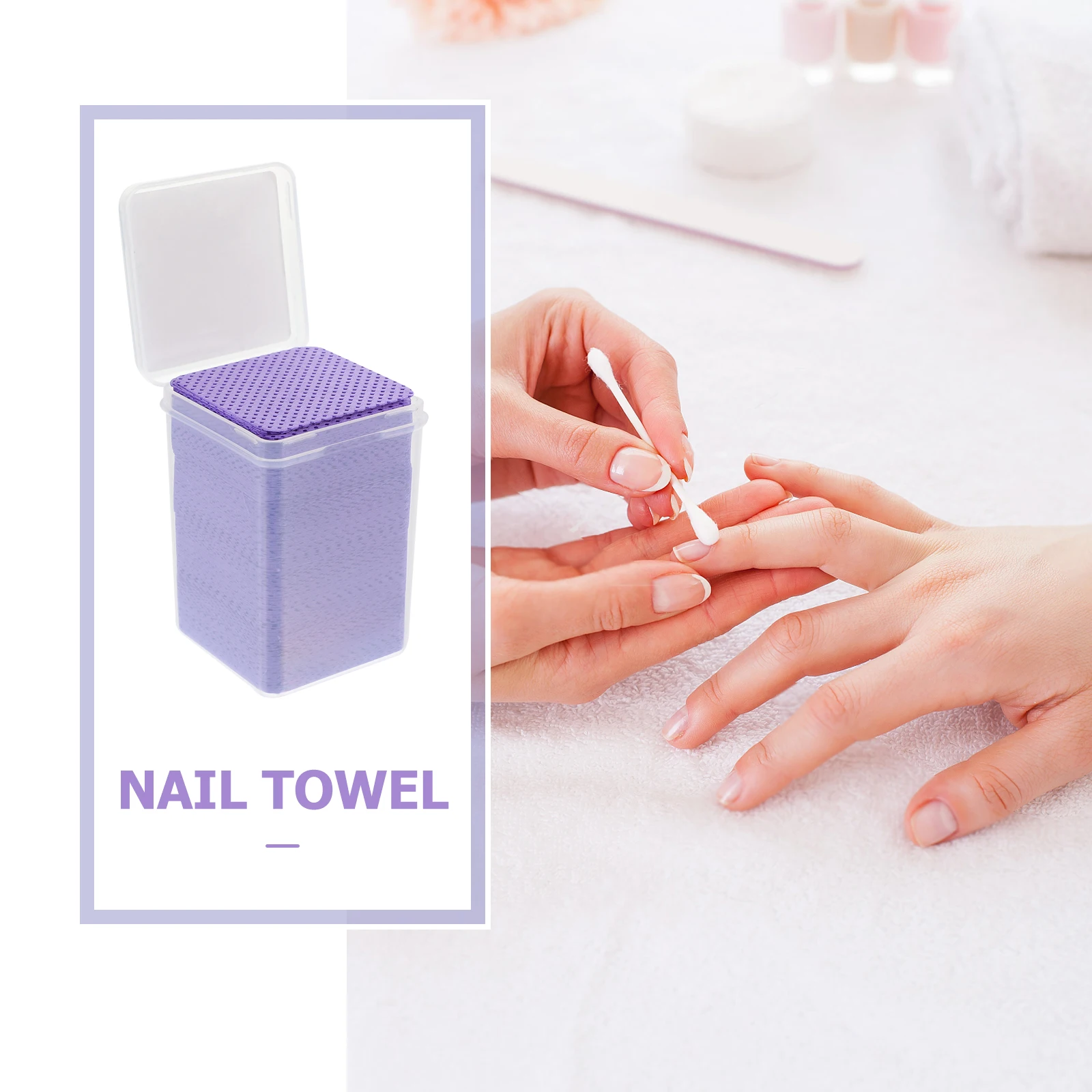

400 Pcs Manicure Eyelash Glue Cleaning Towel Extension Cleanser Meltblown Wipes Nail
