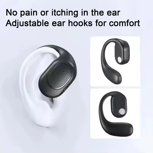 Wireless Headphones Bluetooth Headset With Microphone Bone Conduction Handsfree Noise Canceling Earphones For Driving Audifonos - Image 4
