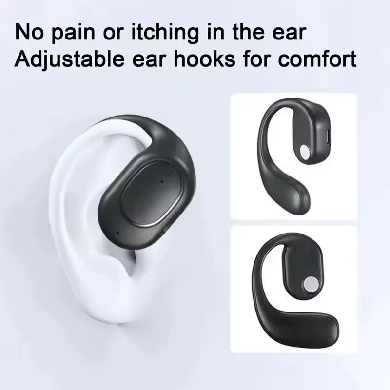 Wireless Headphones Bluetooth Headset With Microphone Bone Conduction Handsfree Noise Canceling Earphones For Driving Audifonos - Image 4