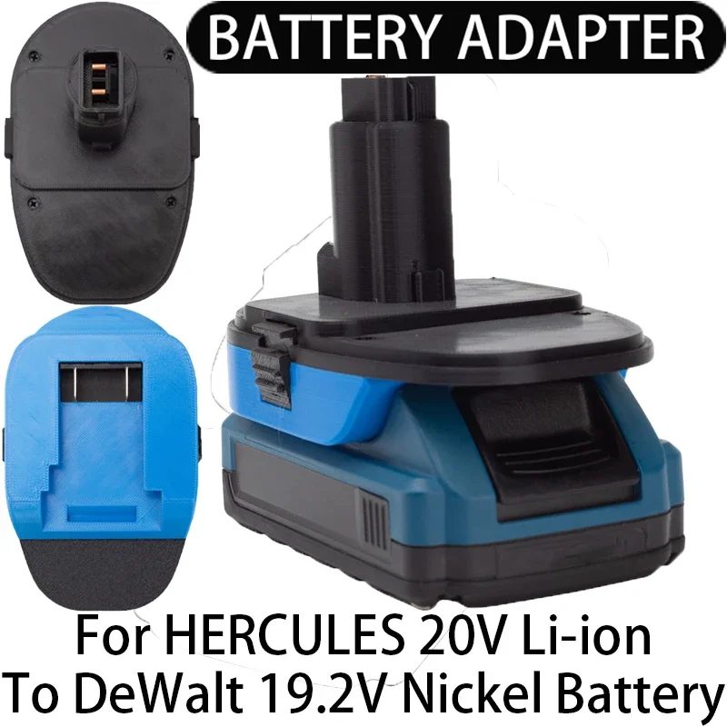 

Adapter for DeWalt 19.2V Nickel tools to convert to Hercules 20V Li-ion battery adapter power tool accessories