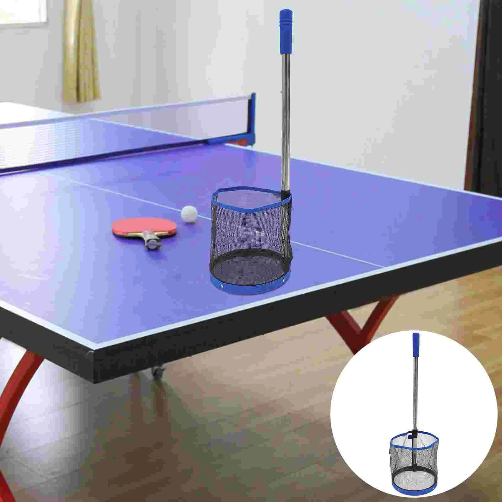 

Pingpong Ball Retriever Table Tennis Grabber Golf Putter Recycling Bag Picker Balls