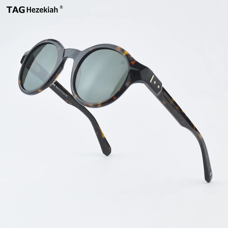 

TAG Hezekiah luxury Brand vintage Polarized Sun glasses Men Women T8766 Sunglass Men's Driving Sunglasses Fashion Male Acetate