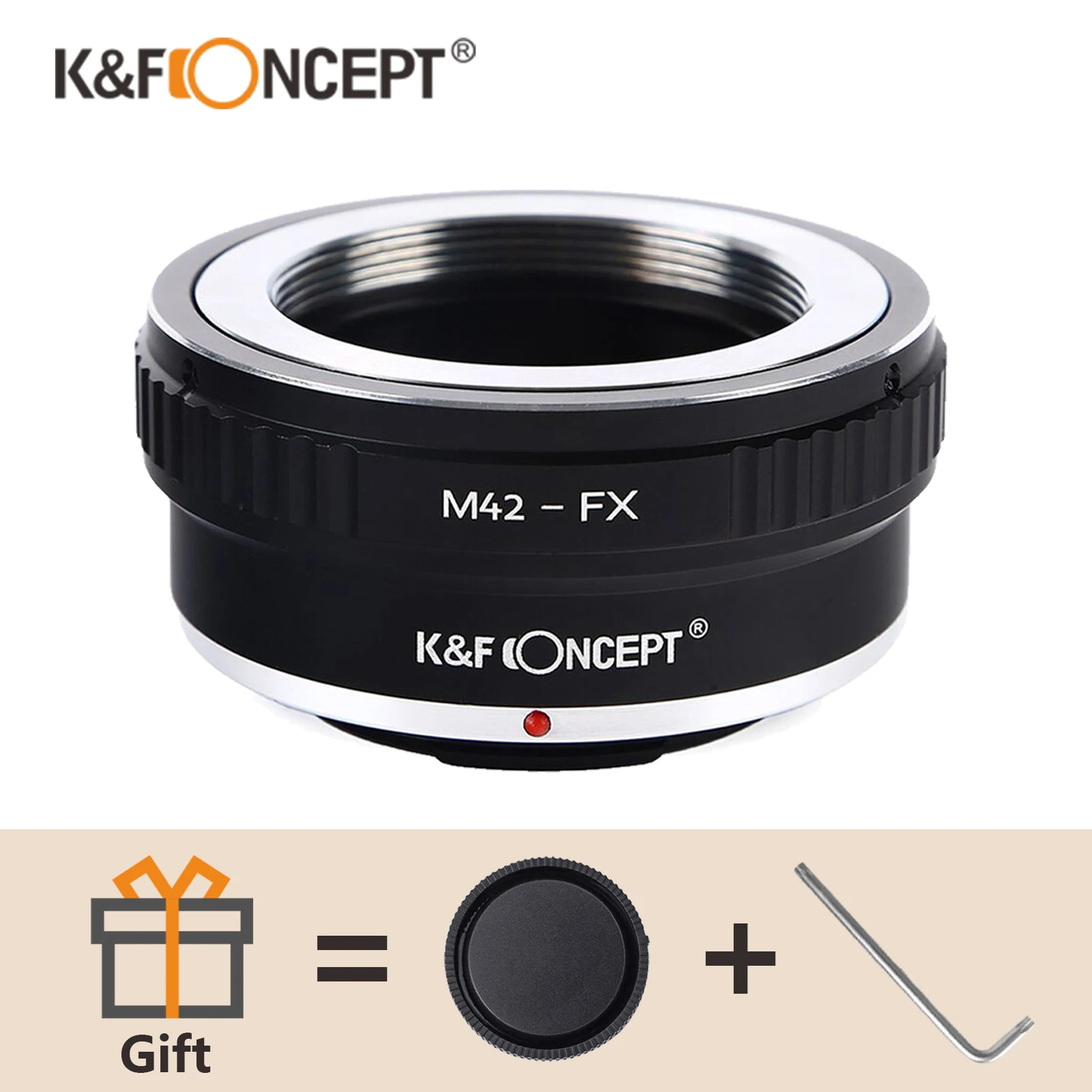 K&F Concept M42-FX for M42 Screw Mount to Fujifilm Fuji X-E2S S10 XT200 X-T10 X-T3 H2 XT5 X-Pro1 X-Pro2 T4  Lens Adapter