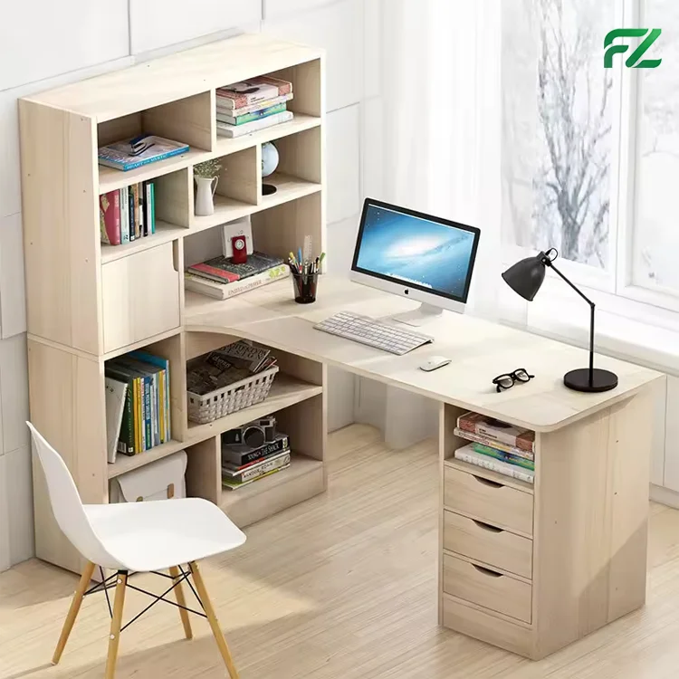 Customized Modern Computer/Laptop Desk with Drawer for Home Office Living Room-Durable Storage Eco-Friendly & Space Saving