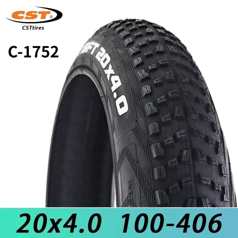 20 inch 100-406 20x4.0 Fat Tire CST Electric Snowmobile Beach Bicycle Tire MTB Bicycle Front Rear Wheel Anti-Slip Fat Tire