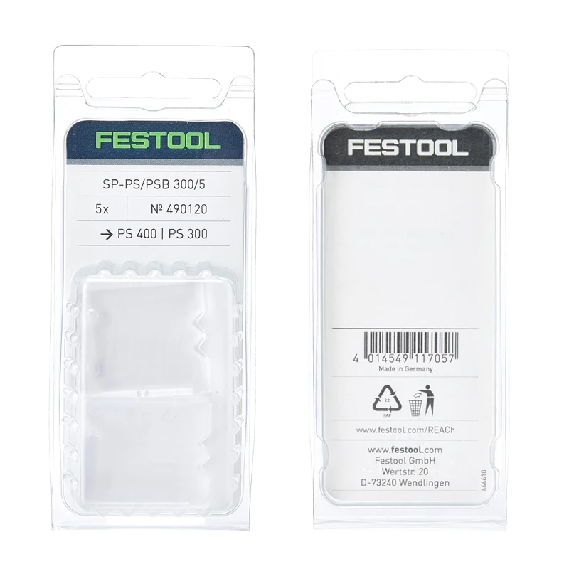 FESTOOL 490120 490121 dispositivo bordo antideflagrante per maschere PS/PSB 300 e Carvex 20/5 pezzi
