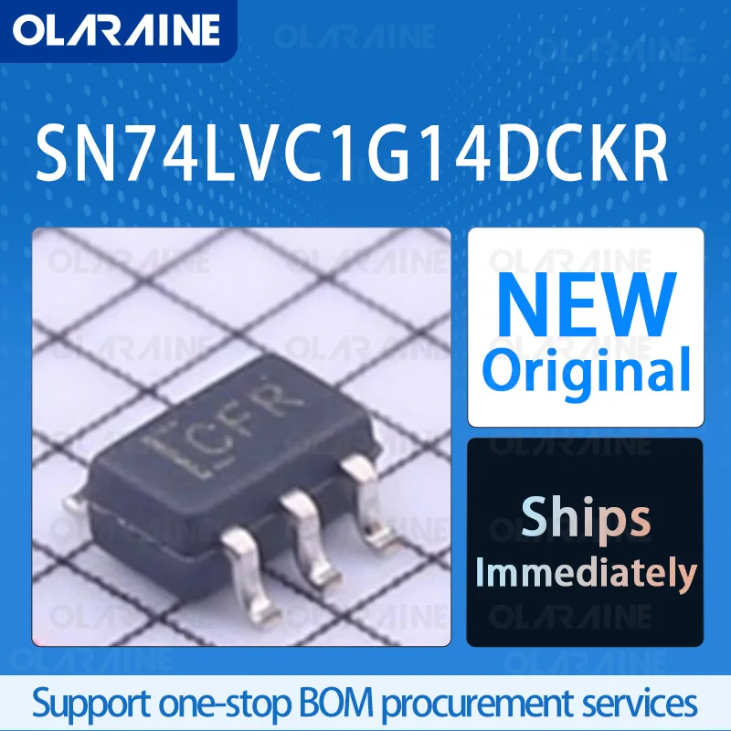 

10/50/100Pcs SN74LVC1G14DCKR SC70-5 original ic chip Inverter RoHS 1 Circuit The supply voltage is 5.5 V
