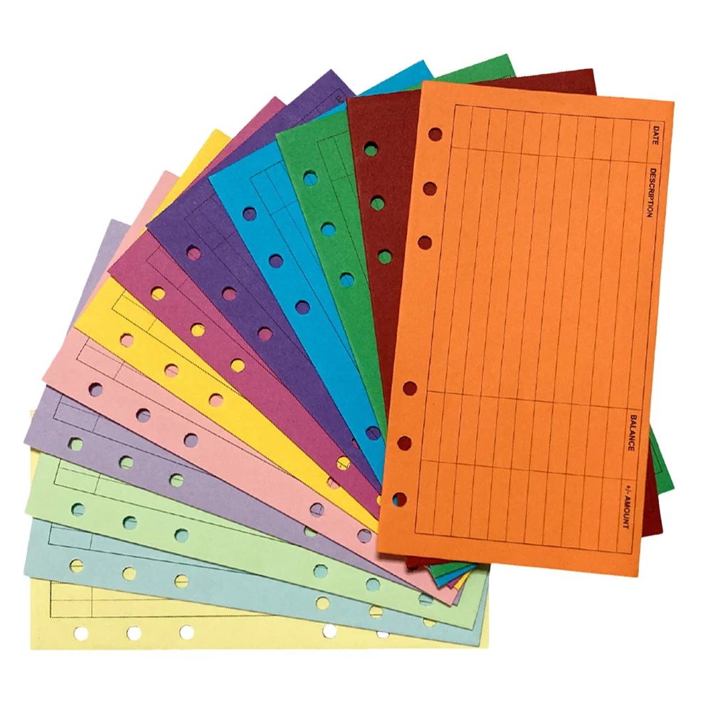 12 Pcs Budget Envelope Planner for Personal Use Expense Tracking Helper Litmus Paper