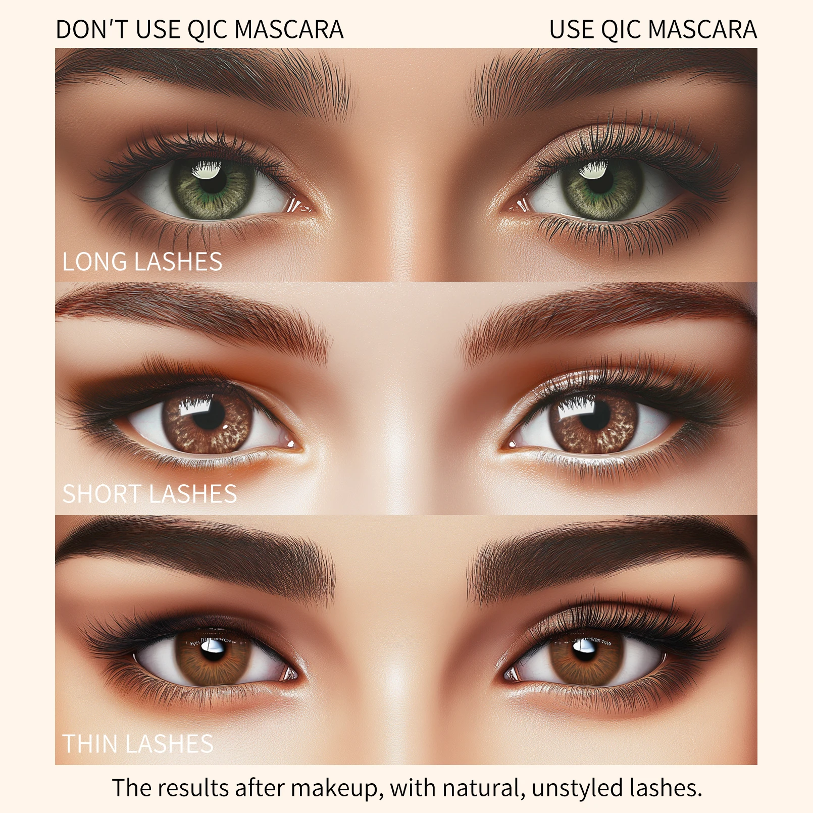 Mascara nero impermeabile per tutti i prodotti per il trucco allungante Estensione ciglia Mascara per ciglia effetto 4d Cosmetici coreani