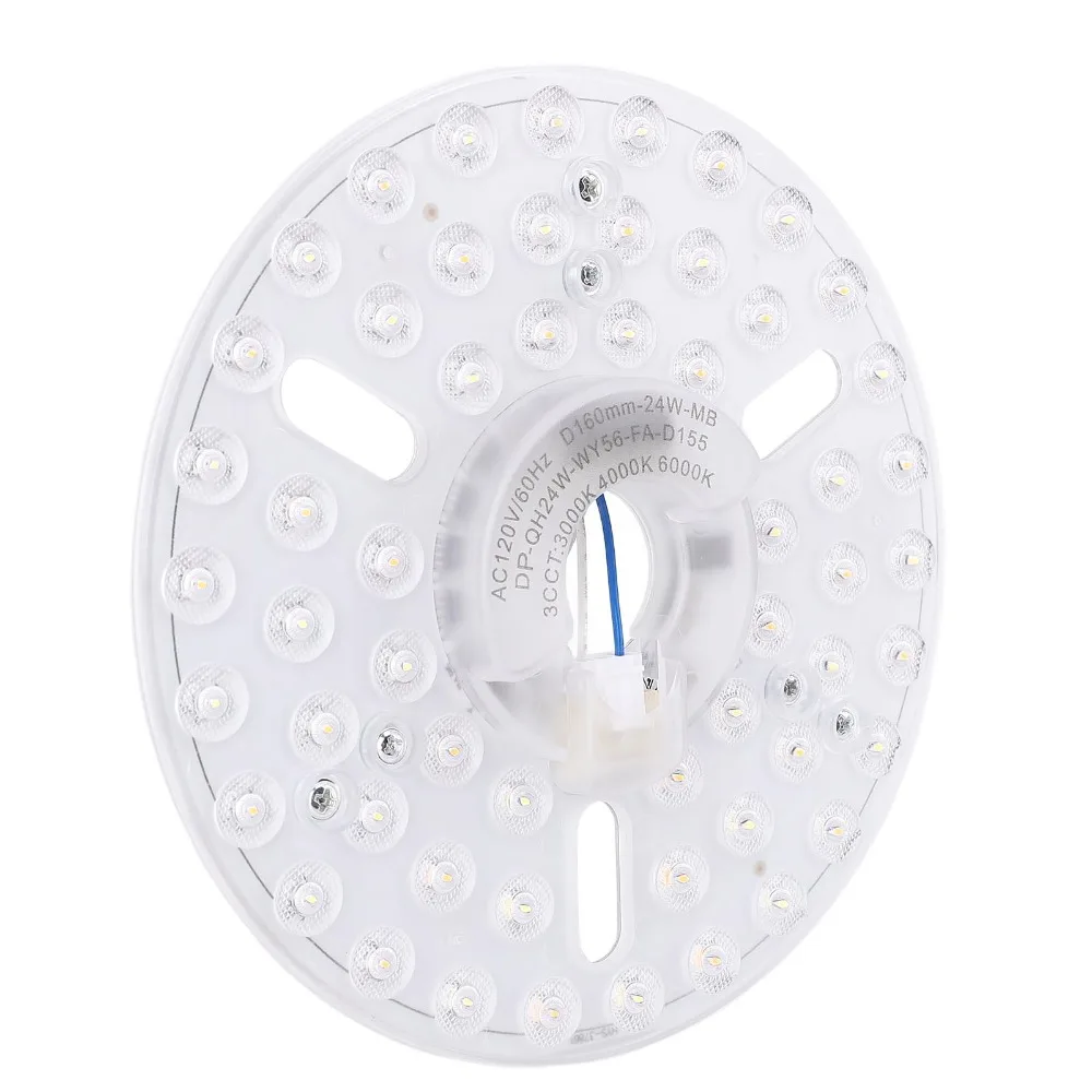 6.3 Inch LED Ceiling Fan Light Kit Dimmable 24W Ceiling Fan Light Replacement Panel 22W 3CCT Ceiling Fan Light Module