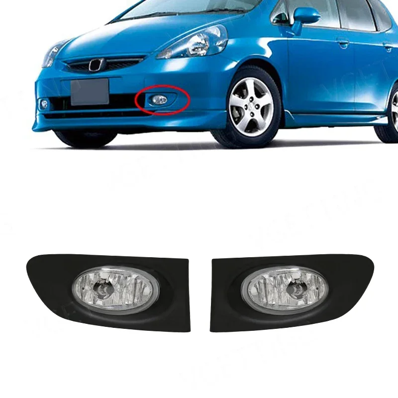 

For Honda Fit/Jazz 2003 2004 2005 2006 2007 Led Fog Light 2Pcs Car RHD Front Bumper Auto Driving Daylight Car Accessories