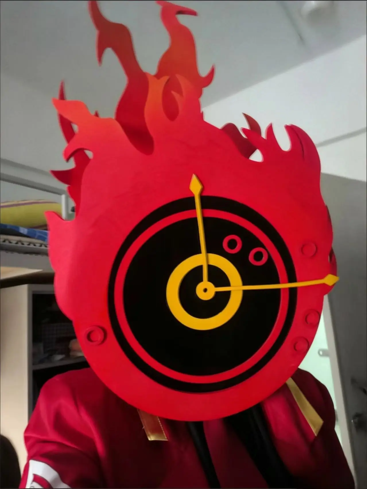 Game Dante Cosplay Alarm Clock Headpiece Limbus Company Anime Prop Carnival Party Alarm clock head cover Props