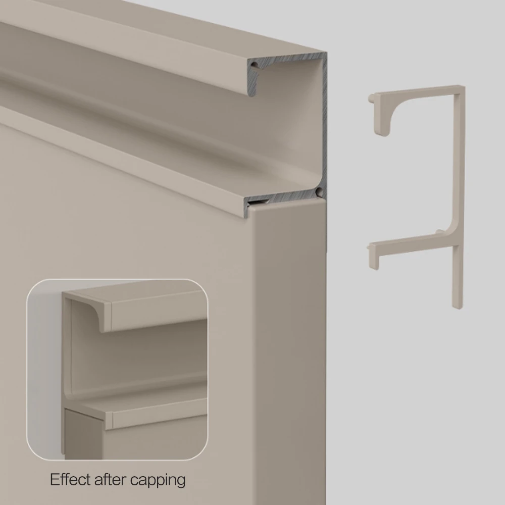 Cabinet Handles Modern Cabinet Door Pulls Aluminum Alloy Kitchen Closet Drawer Pulls Wardrobe Handle Furniture Hardware