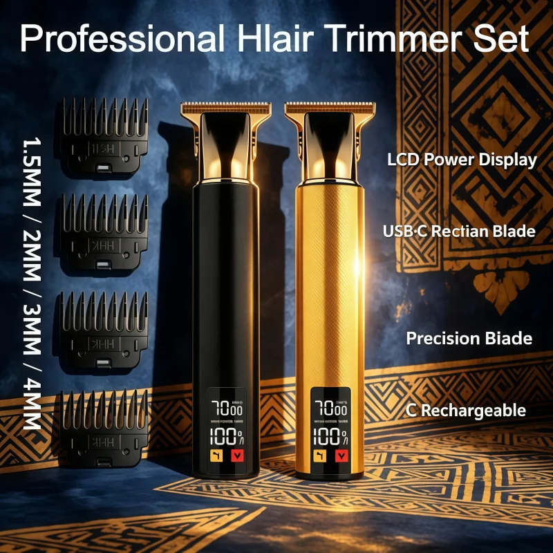 New Hot Sale Electric Hair Cutting Machine Vintage T9 Clipper Hair Rechargeable Man Shaver Trimmer For Men's Barber Professional