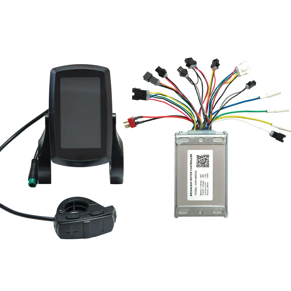 

Ebike LCD Display YL80C 36V 48V Brushless Motor Controller X008-AB006A 48V 18A for KDS Protocol Bicycle Conversion Kit