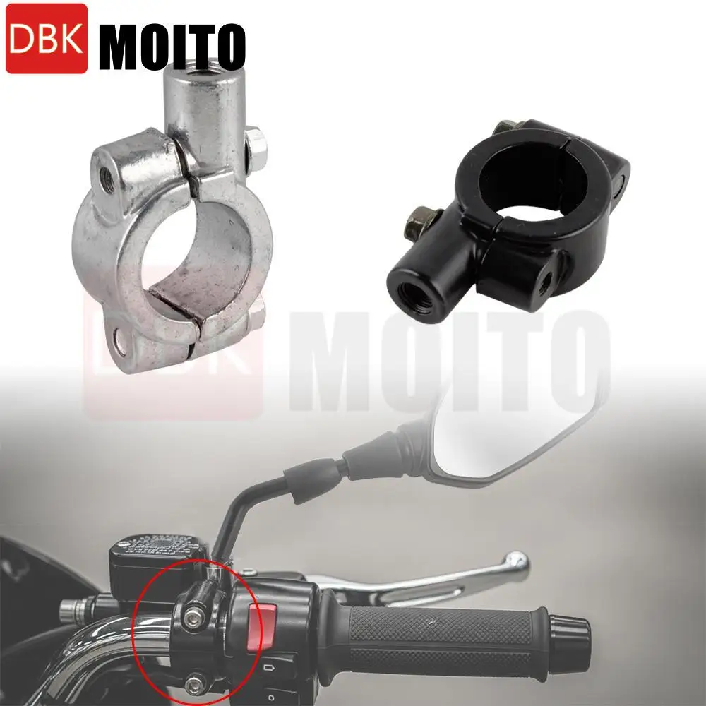 

Universal M8 Motorcycle Clamp Mount Mirror Brackets Mirror Screw Mount Bar Holder Stand Bracket Motorcycle Accessory