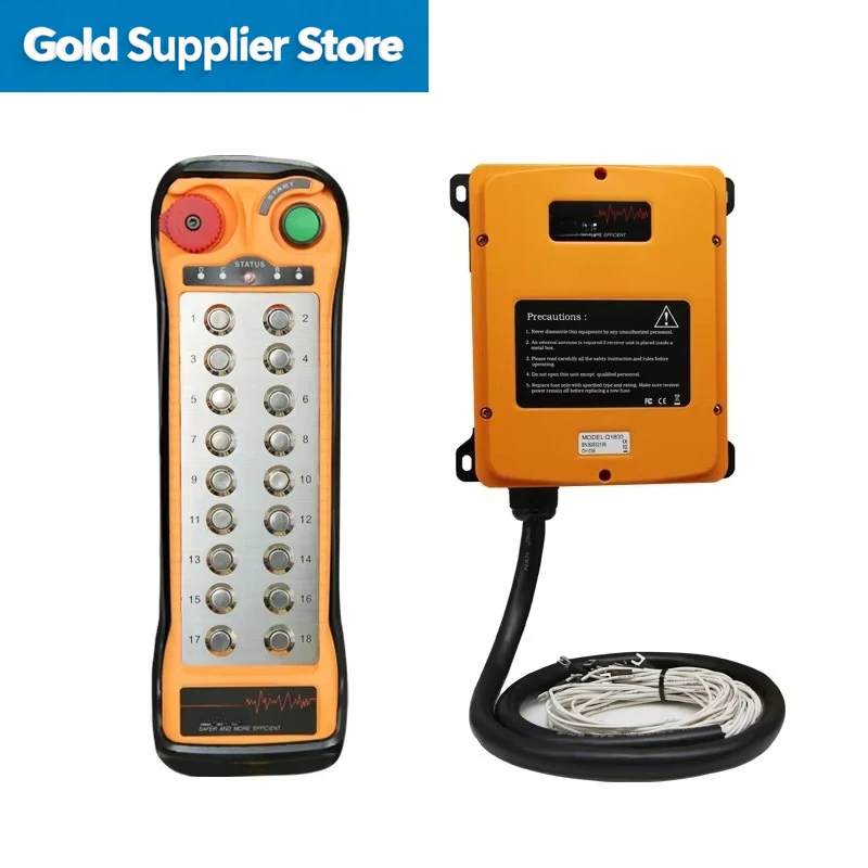 Q1800 Industrial General Radio Wireless 24V 18 Channel Wireless Remote Control Switch