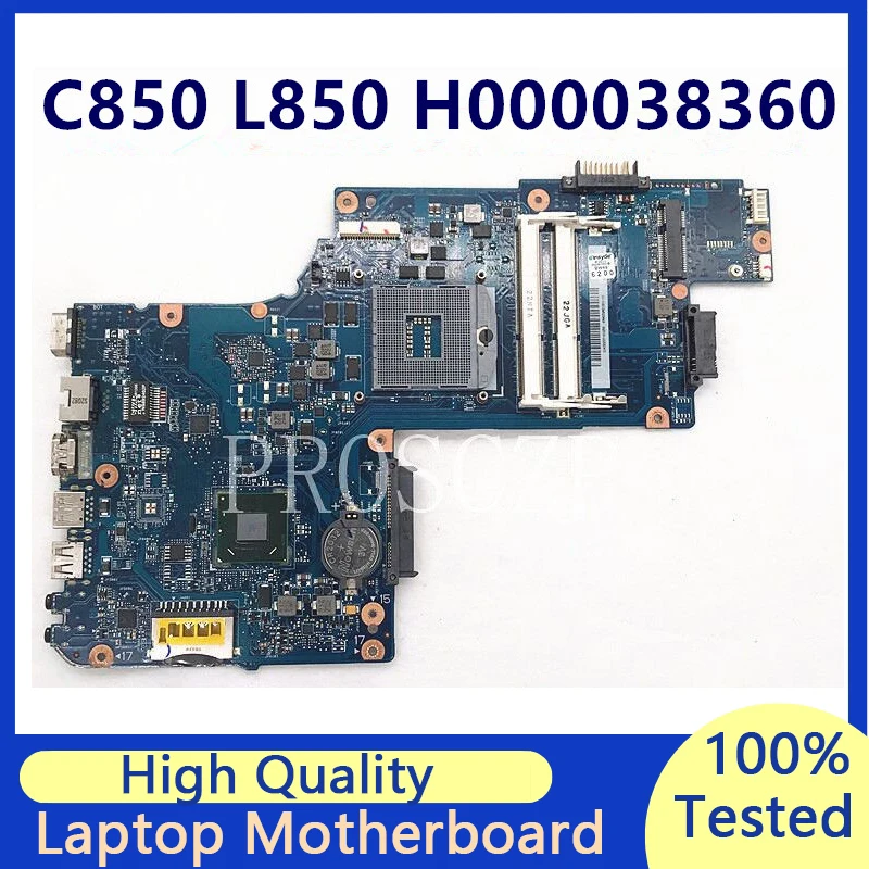 H000038360 Mainboard For Toshiba Satellite C850 L850 Laptop Motherboard HM76 GMA HD4000 100% Fully Tested Working Well