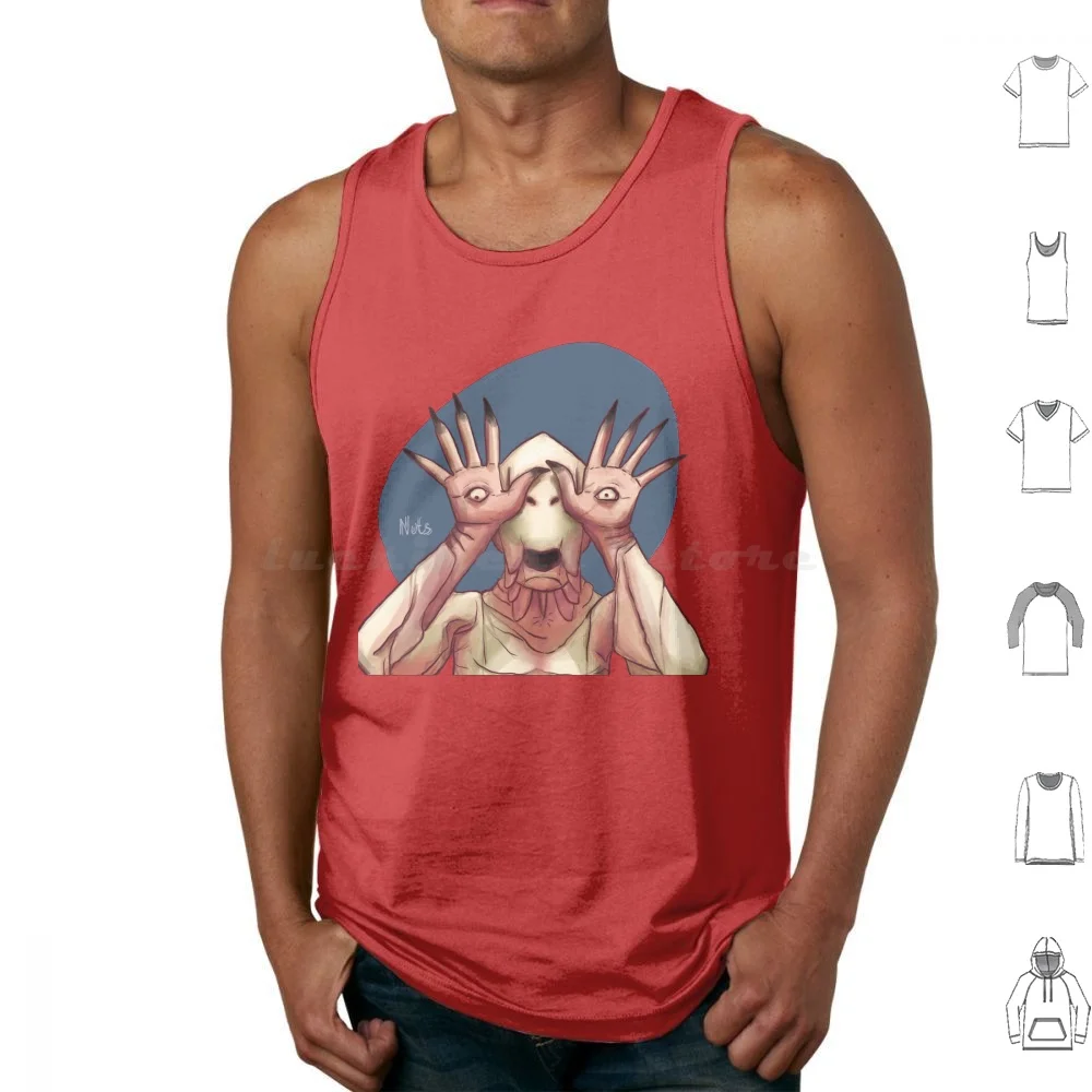 Pale Man-Portraits Tank Tops Vest Sleeveless Pale Man Pans Labyrinth Movie Portrait Idea Holiday Birthday Christmas Stocking