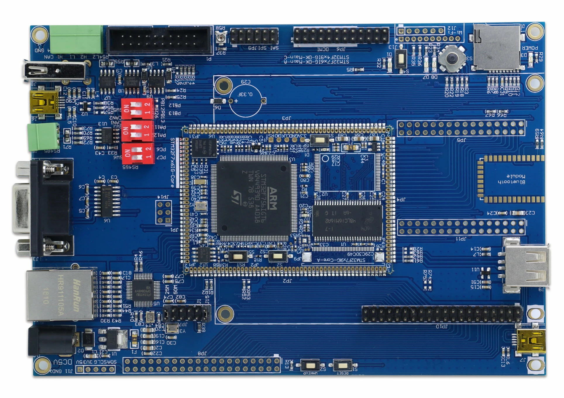 MiniSTM32F756IG development board+7-inch LCD screen network USB CAN SD M7 core SDRAM