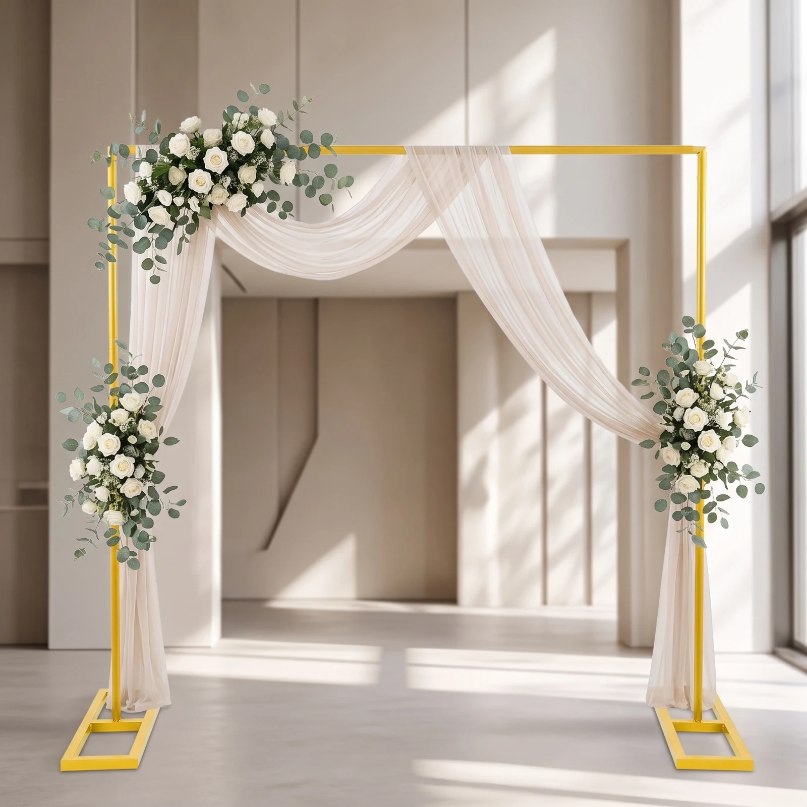 Photo Booth Frame - Kare Düğün Kemeri Çerçevesi Ağır Hizmet
