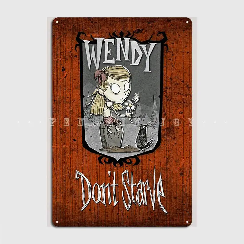 Wendy Metal Sign Pub Club Bar Designing Plates Tin Sign Poster