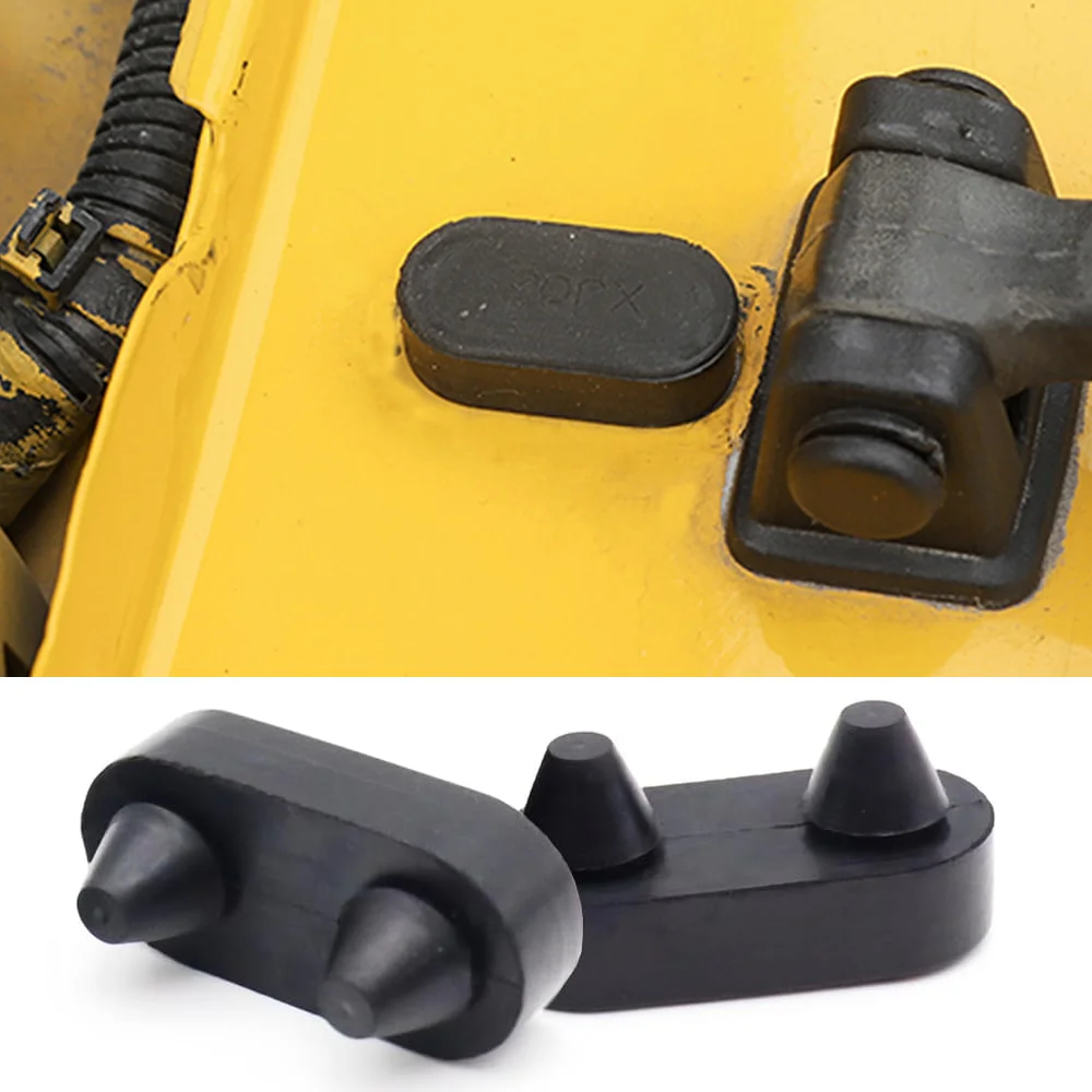 Engine Hood Rubber Bumper Cushion Cover Pad for Jeep Wrangler TJ 1997 1998 1999 2000 2001 2002 2003 2004 2005 2006 Accessories