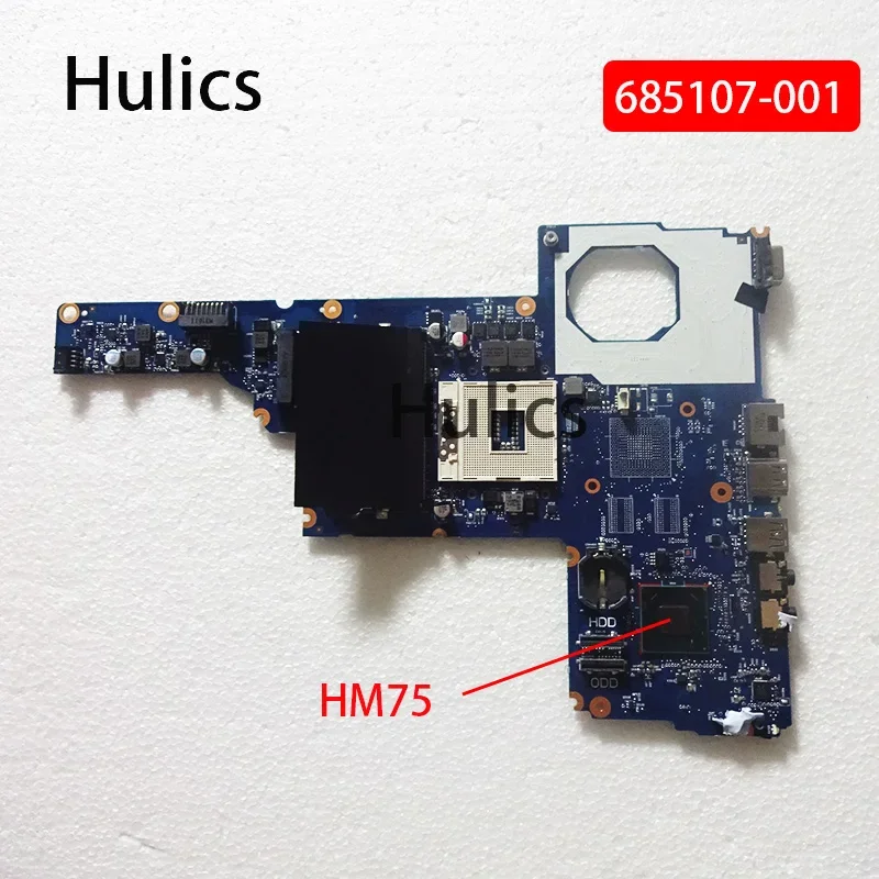 

Материнская плата для ноутбука Hulics 685107-501 685107-001 685107-601 HM75 для HP 450 1000 2000 Series