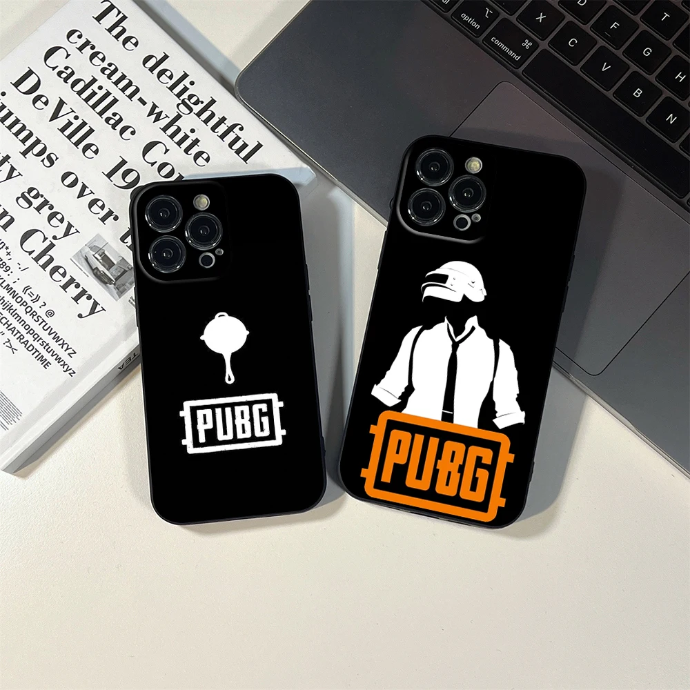 Playerunknown\'s Battlegrounds PUBG Phone Case Transparent For iphone14 13 12 11 14 Pro Max Mini X XR XS 13 14 max phone Covers