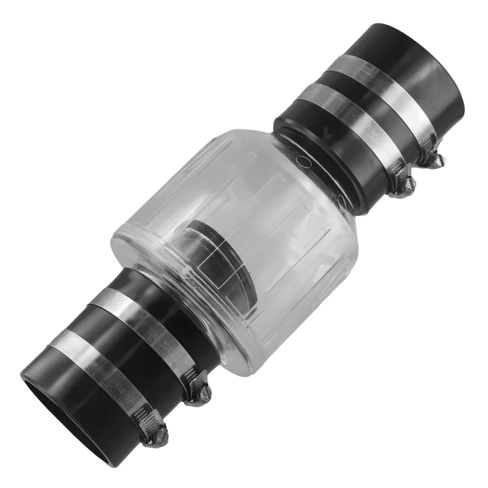 

Бесшумный обратный клапан насоса Пружинная перегородка предотвращает обратный поток канализации с зажимом для предотвращения обратного потока воды в дренажных трубах