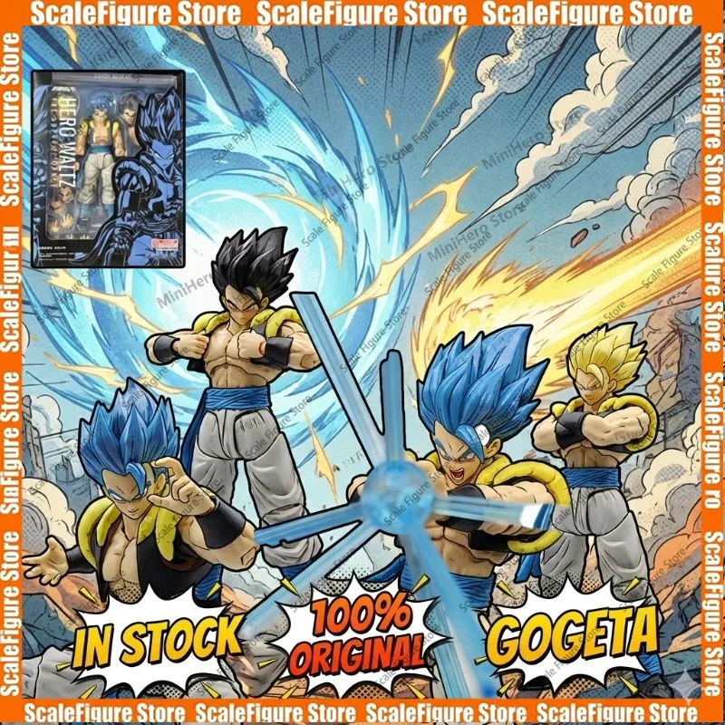 

In Stock Demoniacal Fit Gogeta Action Figure Dragon Ball Z SHF Hero Waltz Supreme Dance Super Saiyan Trunks Collectible