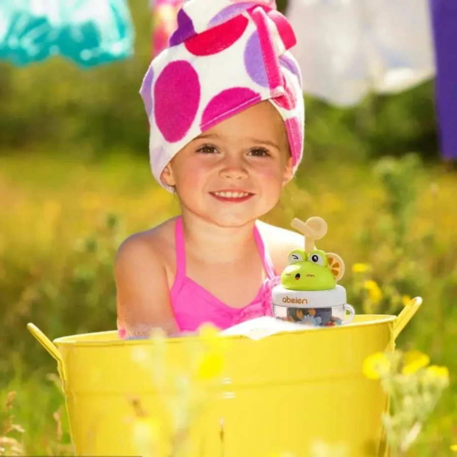 Amphibien spielzeug Kleinkind kriechen Schaukel Bad Spielzeug Spritz spielzeug mit Glocke Junge Badewanne Bad Dusche Becher Bad Spielzeug (voll qualifiziert)