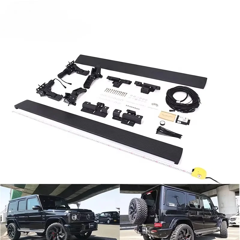

Long Electric Side Step for 2019y+ G-class W464 W463A Running Borard with Metal Plate G63 G500 G550 Car Accessories Auto Parts