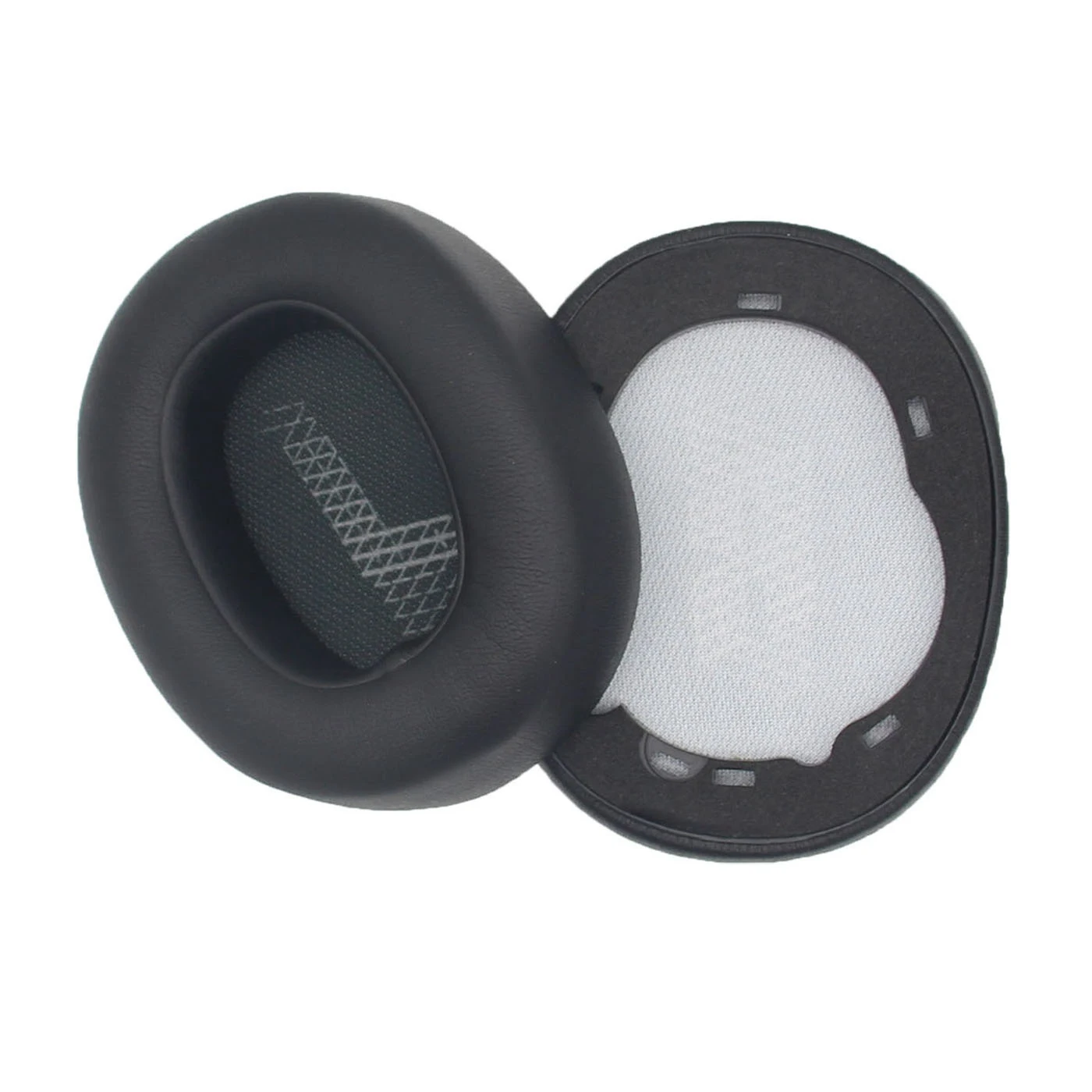2 ชิ้นสําหรับ JBL Live 650BTNC 660 E65BTNC Duet NC หูฟัง Earmuffs สีดํา A002