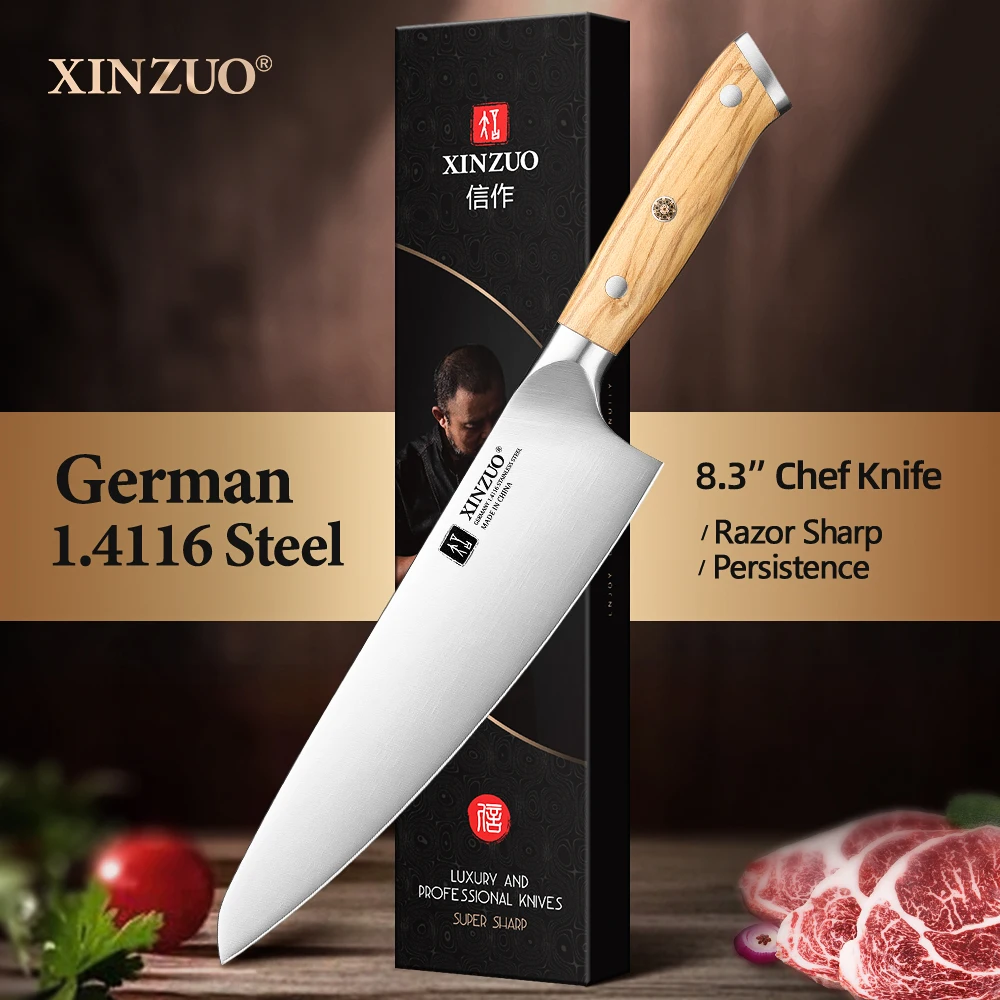 German 1.4116 Steel Chef Knife -AliExpress